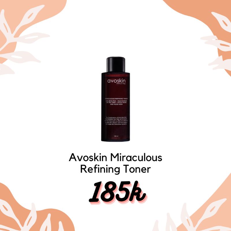 Avoskin Miraculous Refining Toner Ready