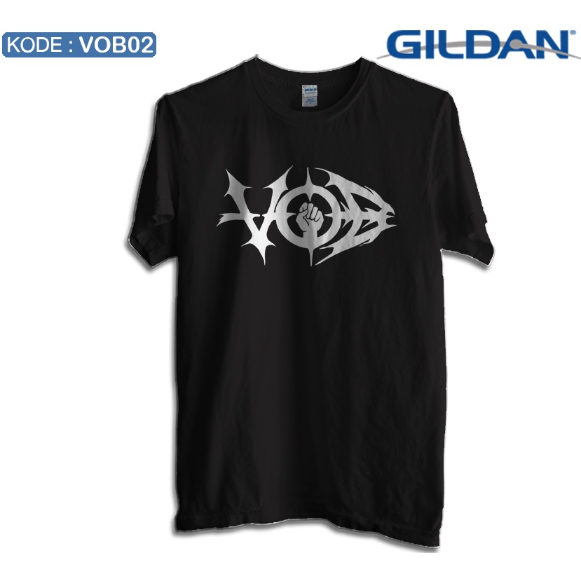 Kaos voice of baceprot band metal original gildan vob2