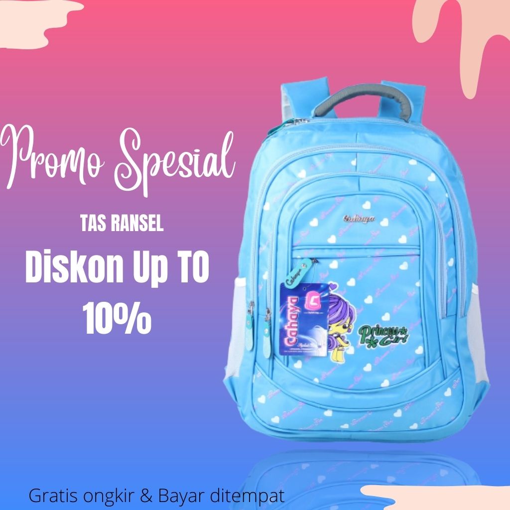 Tas anak sekolah Tas Gendong SD SMP Perempuan Ransel Cewek Multifungsi Berkualitas Awet Berkualitas