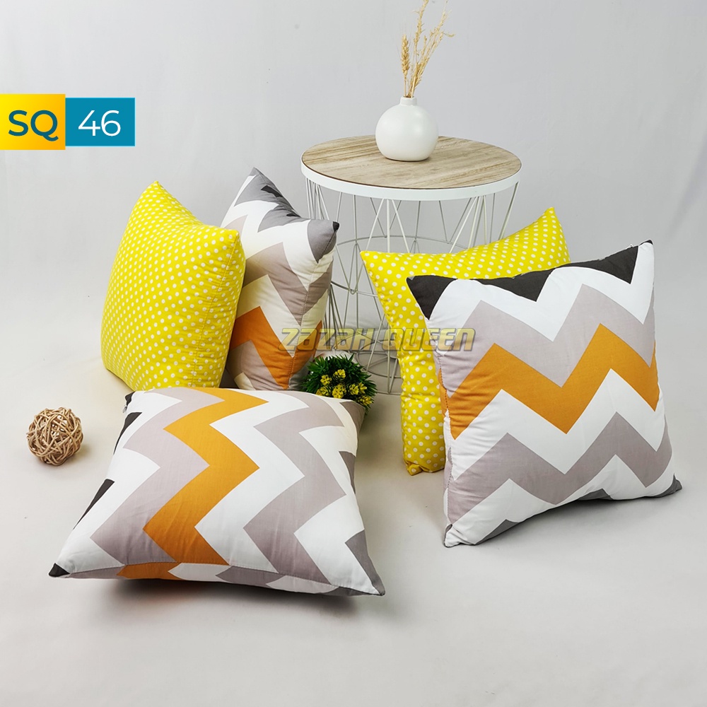 Paket Sarung Bantal Sofa Kursi Minimalis 40 x 40 cm