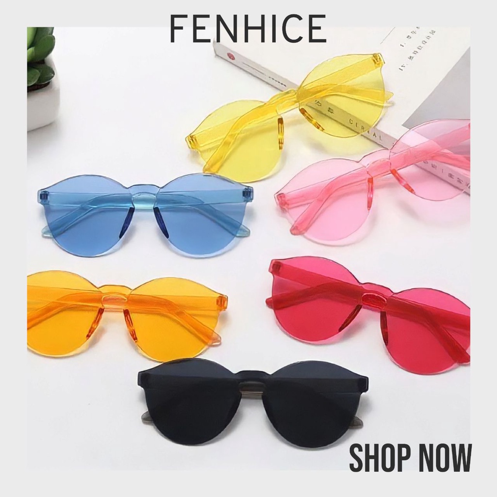 [FO00024] (Dewasa) Kaca Mata Jelly Bening / Kacamata Jelly Transparan Fashion Wanita banyak Warna hi