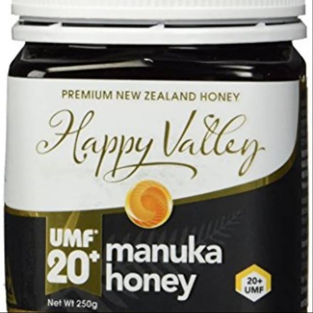 

Original 100% New Zealand Manuka Honey from Happy Valley, UMF 20+ 250 gram