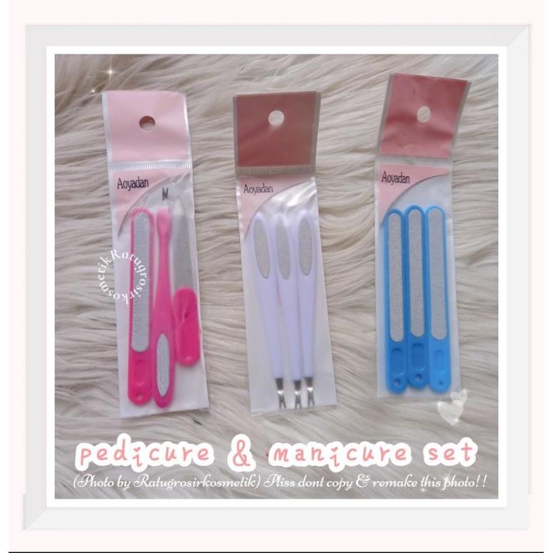 PROMO TERBARU!!!PEDICURE MANICURE SET ALAT PERAWATAN KUKU