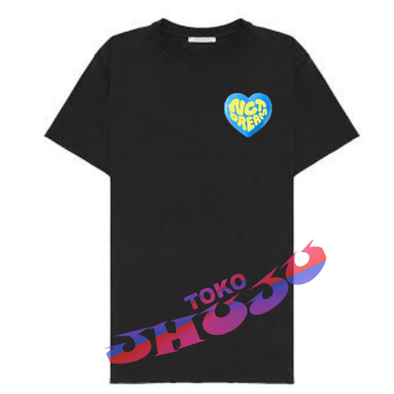 Baju T shirt NCT Dream Love Blue Logo KECIL print dtf