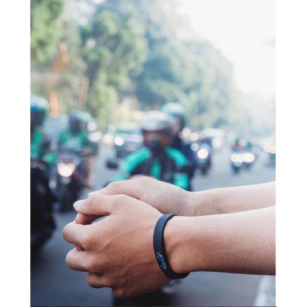 BOGOH KA BOGOR - HITAM | Gelang Karet Silicone | Gelang Fashion | Wristband | Bracelet