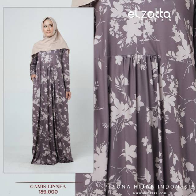 Homedress Gamis Linnea - Elzatta Hijab