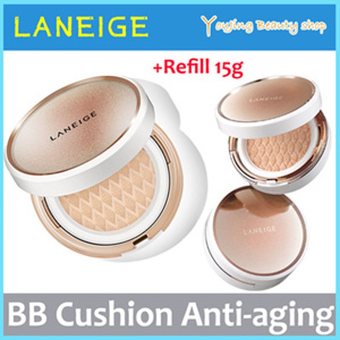 ORIGINAL     LANEIGE BB CUSHION ANTIAGING FULLSET ( case isi + refill ) XM MART