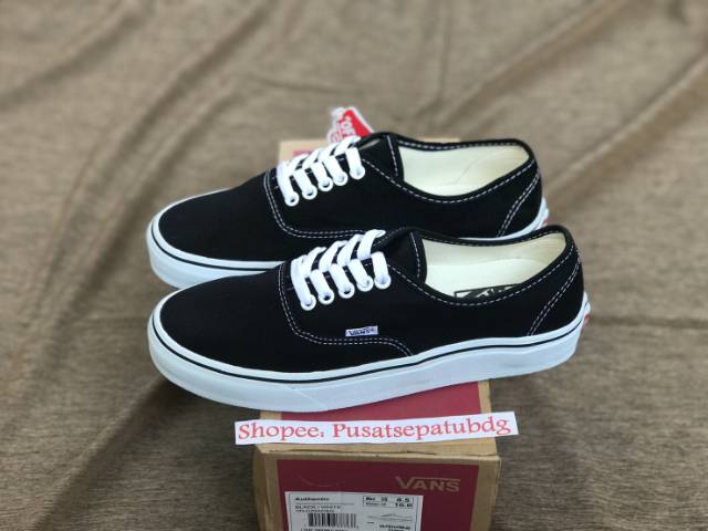 VANS AUTHENTIC PREMIUM CLASIC BLACK WHITE WAFFLE DT