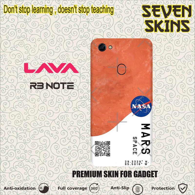 SKIN HANDPHONE  LAVA R3 NOTE MARS