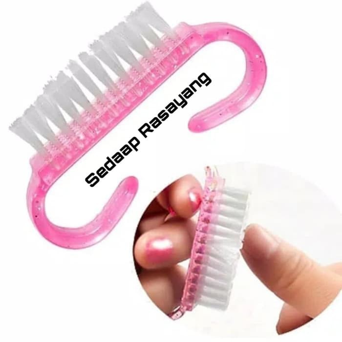 Sikat Pembersih Kuku Tangan Kaki Manicure Pedicure Nail Brush