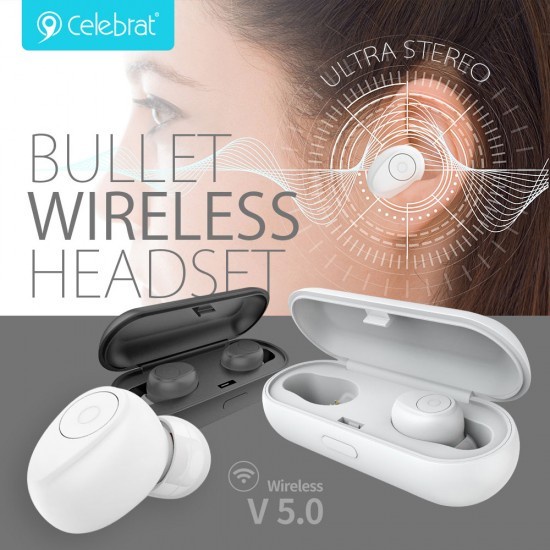 CELEBRAT W5 True Wireless Stereo Bluetooth 5.0 HiFi Audio Quality