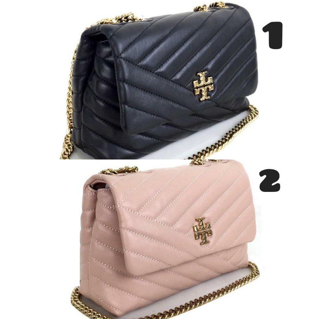 Tas Wanita Tory Burch Kira Chevron Small Flap Shoulder Bag -127