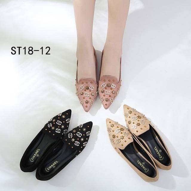 Sepatu Chanel Robbie Shoes #ST18-12
