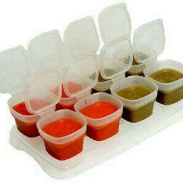 Wadah MPASI Baby Cubes Baby Cups 70ml