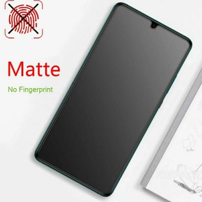 Realme 8 / 8Pro / 8 5G Hydrogel Matte Glare Anti Gores Anti minyak Screen Guard Plastik Jelly Lentur