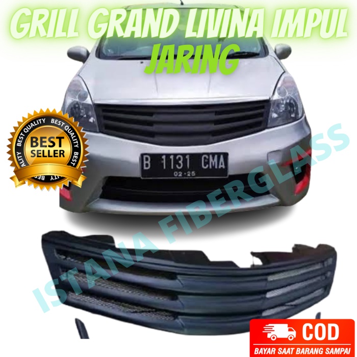 grill grand livina hws 2012 2013 model garis