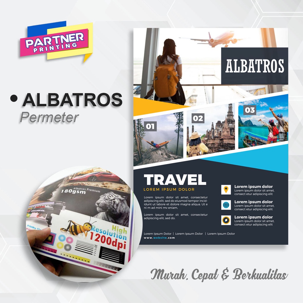 CETAK ALBATROS LARGE DISPLAY POSTER