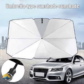 Car front Wind Sun Shield Block Umbrella Payung Cover Kaca Depan Mobil