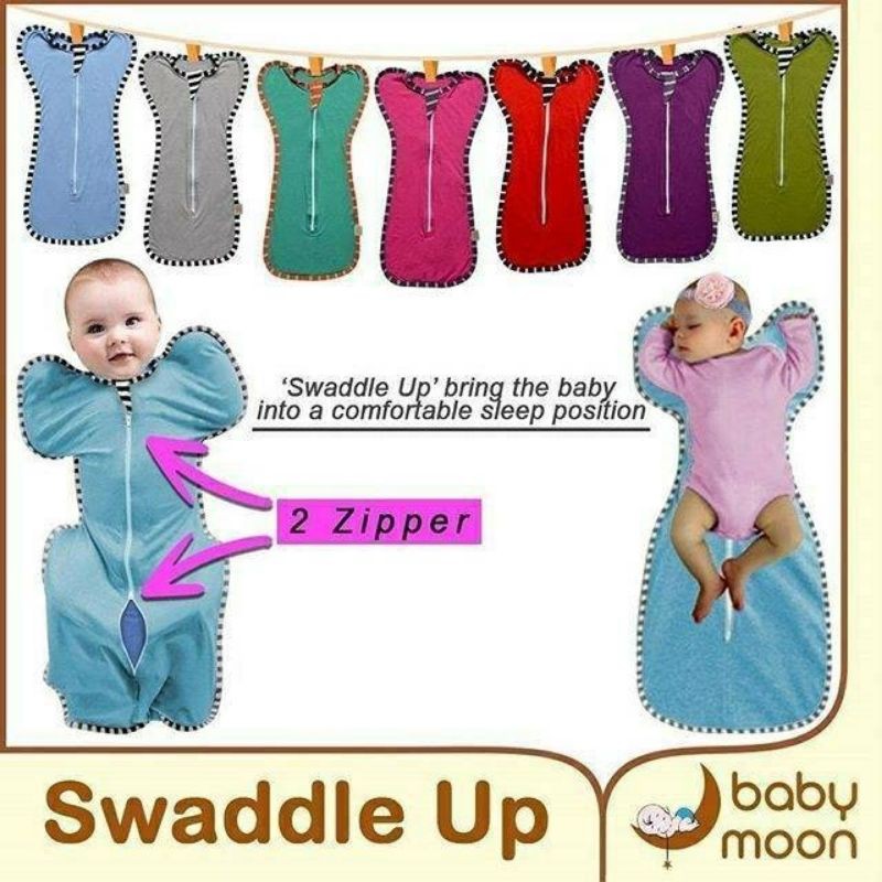 SNI Dita Moons Care Bedong Bayi Swaddle up SwaddlePod + Topi Set Bedong Instan Instant Bayi Modern Praktis Bedong Bayi Kupu Kupu | Bedong Sayap Bedong Instan Resleting