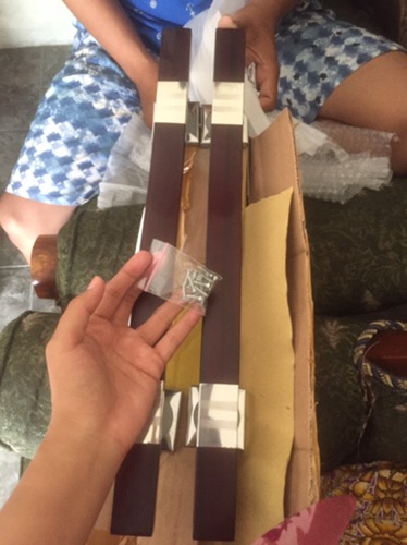 Paket Gagang Pintu Rumah 45 Cm Dan Body Kunci 1 Set Hemat Murah