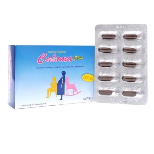 CALOMA PLUS KAPSUL- VITAMIN KEHAMILAN HARGA PER 1 KAPSUL / BIJI