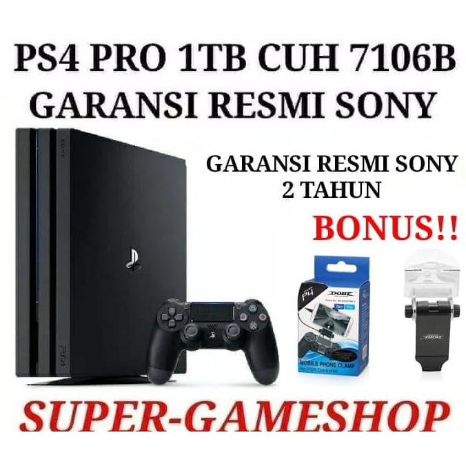 PROMO HARI INI  PS4 PRO 1TB CUH 7006B GARANSI SONY ASIA - PSPRO 1DT