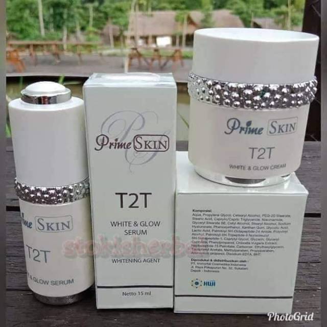 T2t sepaket serum & cream hwi 100%original