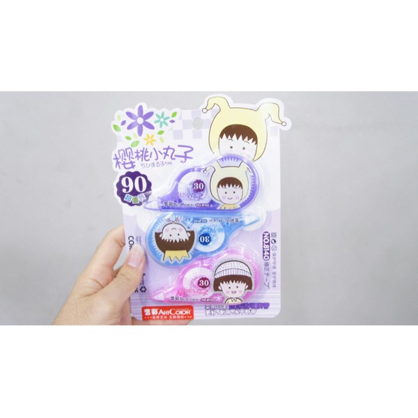 

Correction Tape - Tipex Kenko - Refill Tipex Tombow Tip Ex Kertas Isi 3 Chibi Maruko Chan Produk