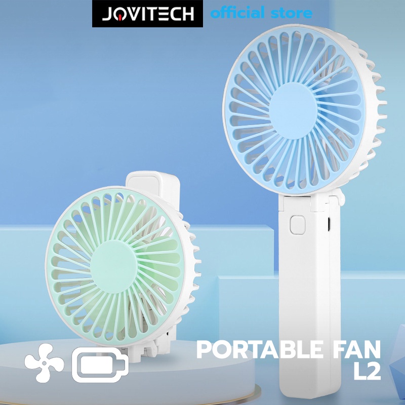 【New arrival】Jovitech kipas angin Kipas kipas angin mini kipas angin portable Kipas angin mini portabel 2000 mAh Real Brushless Motor murah kipas kipas 7200 rpm mini fan