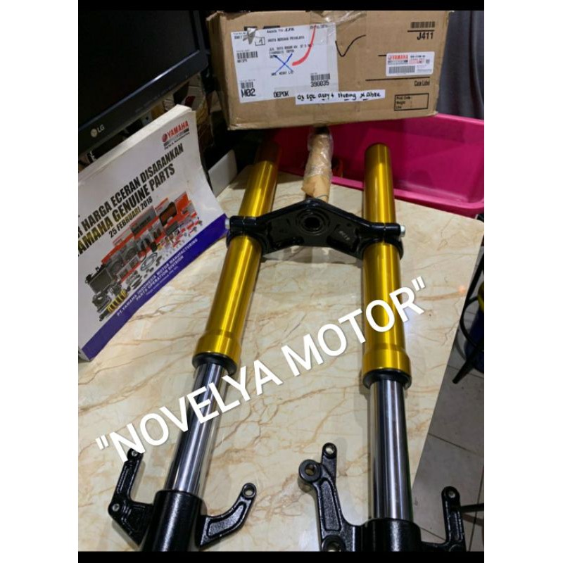 FRONT FORK ASSY SHOK SOK DEPAN DPN SET XABRE UPSIDE DOWN ASLI ORI YAMAHA B48-F3100-00