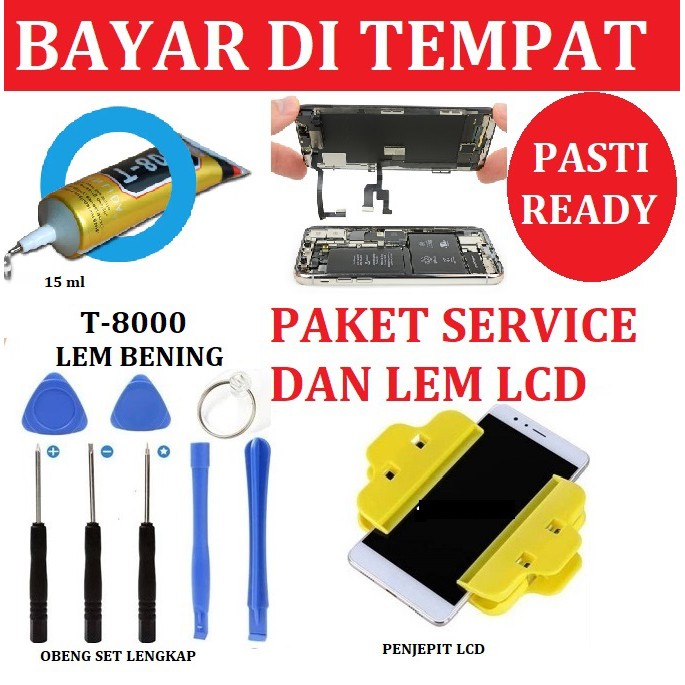 SAIIA STORE Lem  LCD T8000 100% original - Lem bening - Lem touchscreen - Lem Service