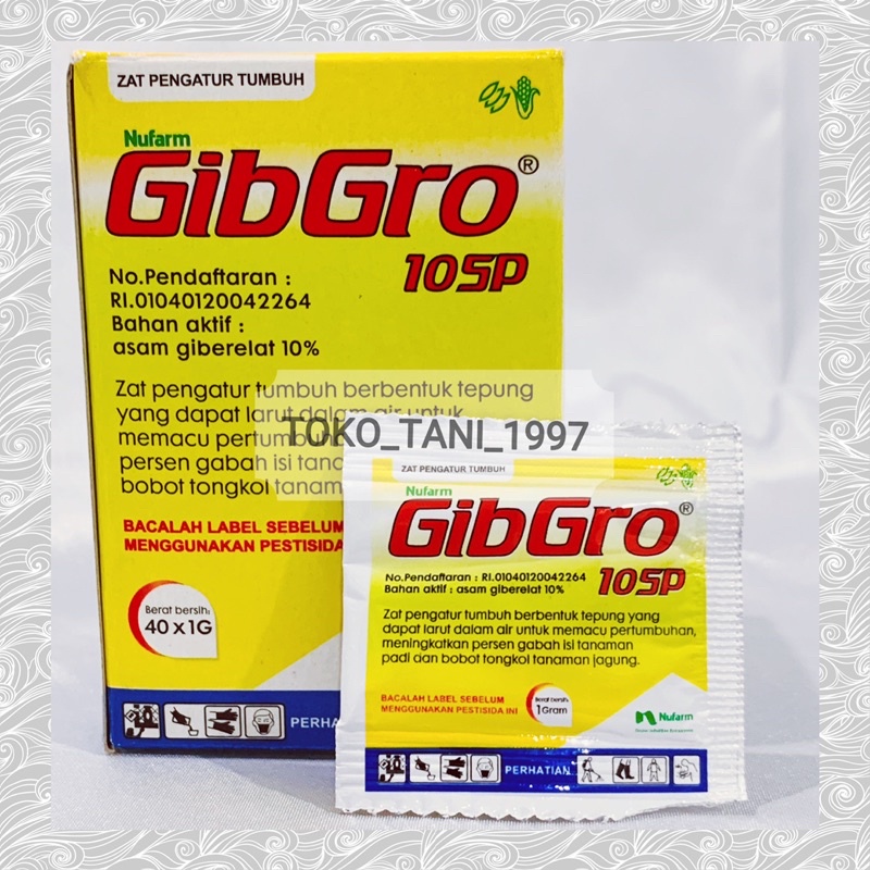 Zat Pengatur Tumbuh Buah GIBGRO 10SP  1gr