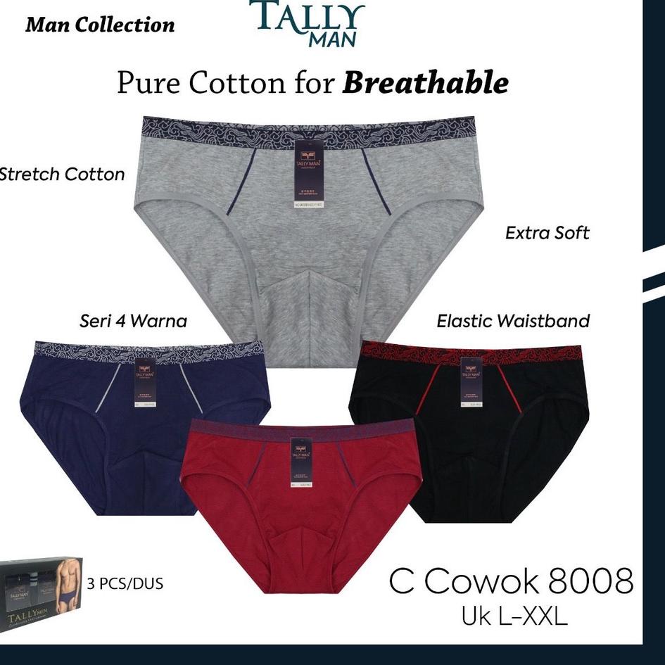 ⅎ CELANA DALAM PRIA TALLY 8008 ♪
