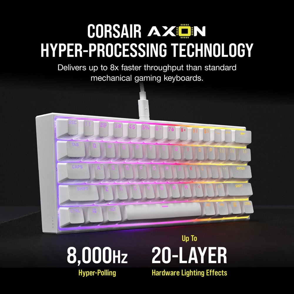 Corsair K65 RGB MINI 60% Mechanical Gaming Keyboard K 65