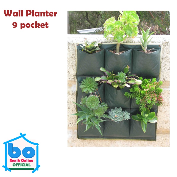 Wall Planter Bag Dinding 9 Kantong EASY GROW