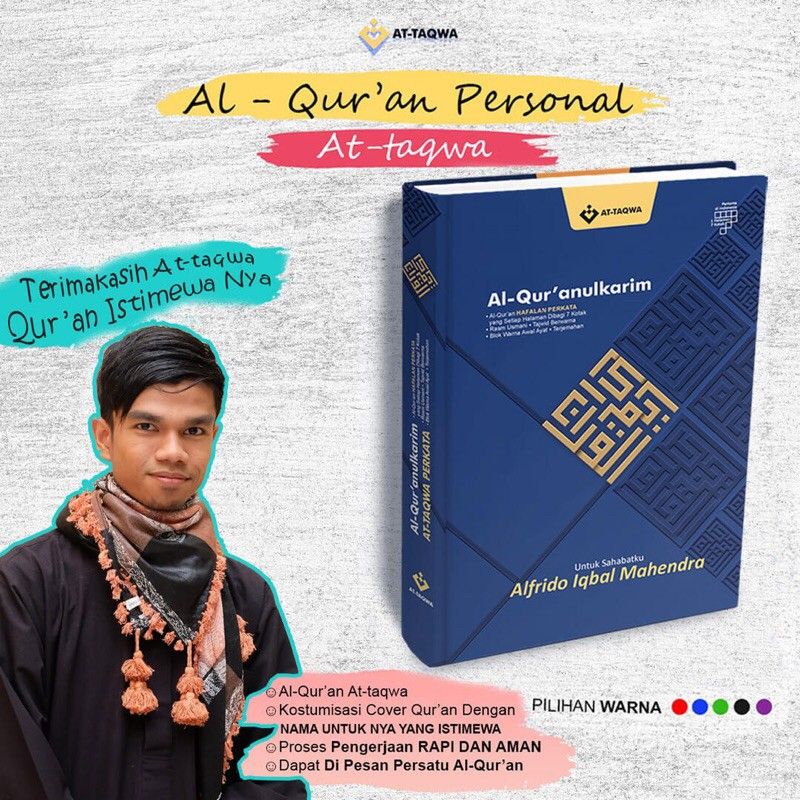Al Qur'an Custom Hafalan At Taqwa Terbaru
