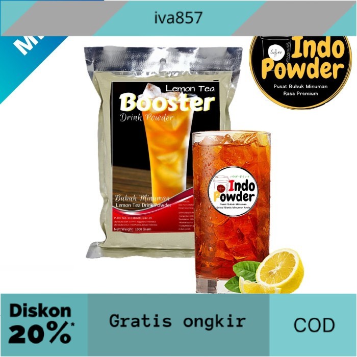 

PROMO Bubuk Minuman aneka rasa LEMON TEA 1kg - Bubble Drink TEA - Indopowder GRATIS ONGKIR