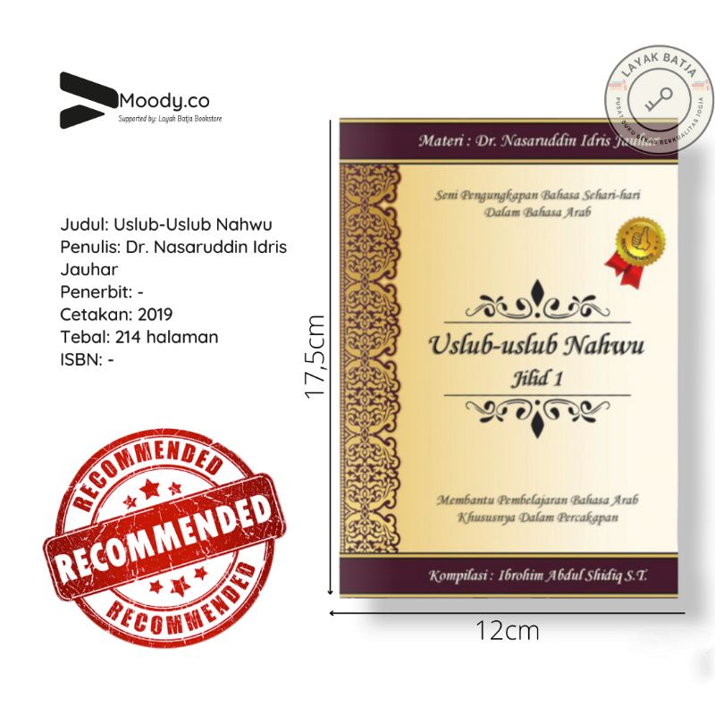 BUKU USLUB-USLUB NAHWU JILID 1 DR NASARUDDIN IDRIS JAUHAR UNGKAPAN PERCAKAPAN BAHASA ARAB SEHARI-HAR