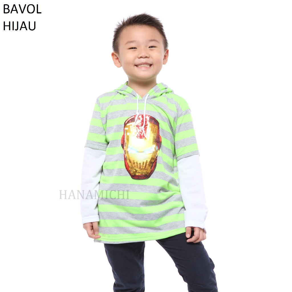 Hanamichi BAVOL Hoodie Anak Lengan Panjang