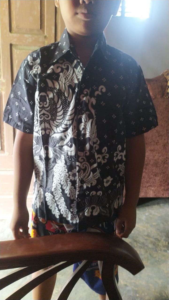 Batik Couple Keluarga Sania Ruffle Ori Ndoro Jowi Dnt Merak