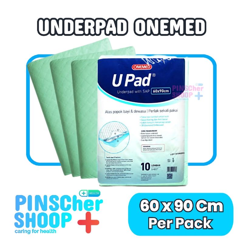 Underpad Perlak 60 x 90 cm OneMed Alas Bayi Non Woven