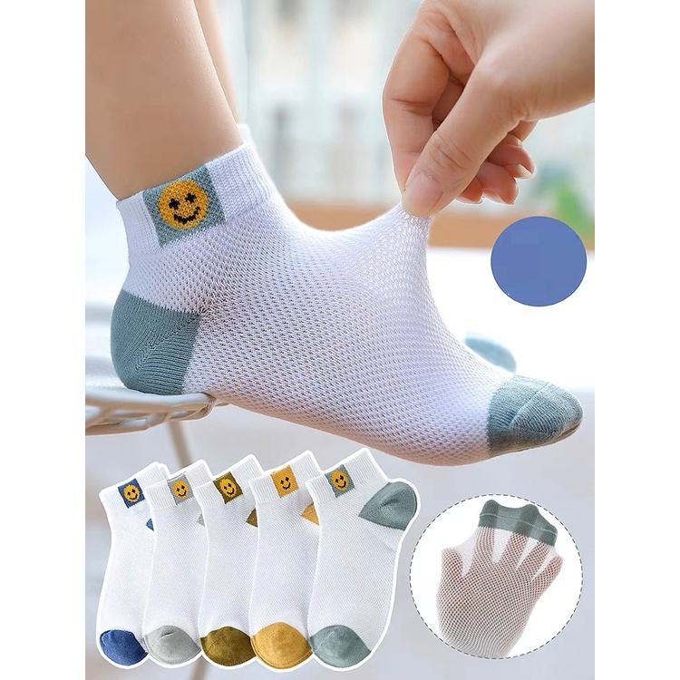 Kaos Kaki Original Kaus Kaki Pendek Semata Kaki Sock Anti Bakteri Anak Size Kecil Smiley Smile Socks