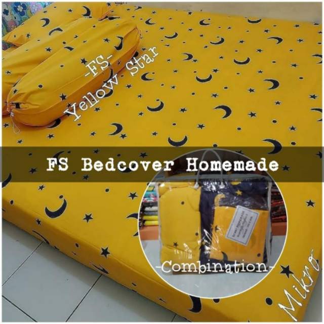 Bedcover premium set homemade grosir uk 180 anak dewasa