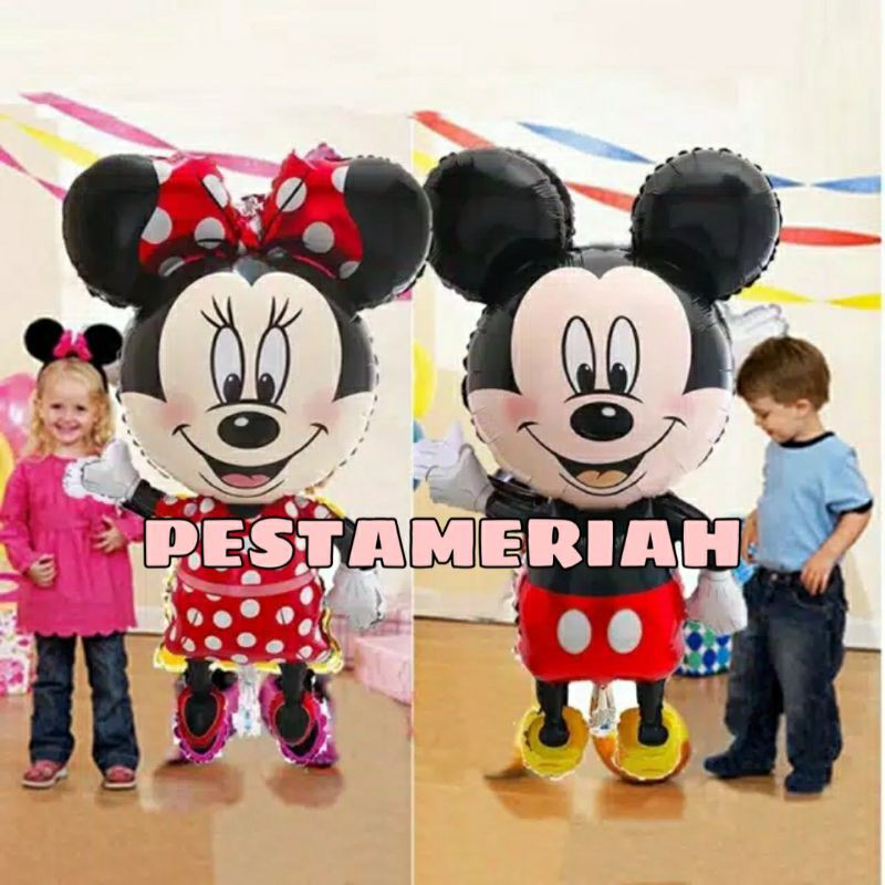 BALON FOIL KARAKTER MICKEY MINNIE / BALON FOIL MICKEY MINNIE JUMBO / BALON FOIL KARAKTER /BALON FOIL