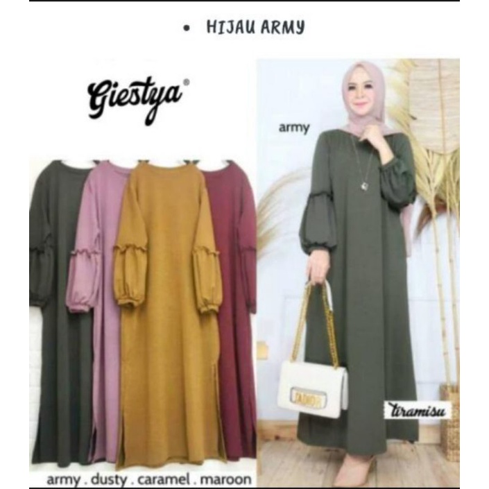 gamis terbaru/gamis tangan balon