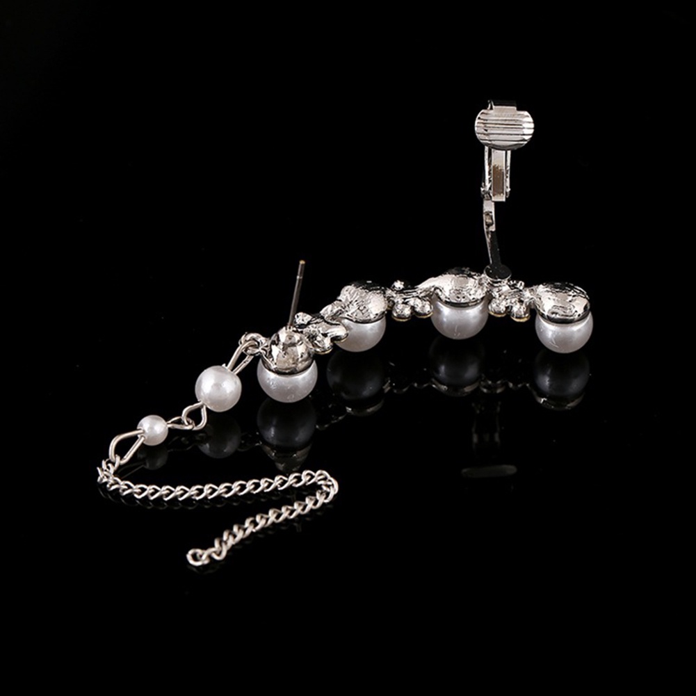 Hu Hu Hu Hu Hu Alat Bantu Pasang Kacamata♡ 1pc Anting Tusuk Gantung Wanita Desain Snowflake Hias Mutiaraberlian Imitasi Untuk Hadiah