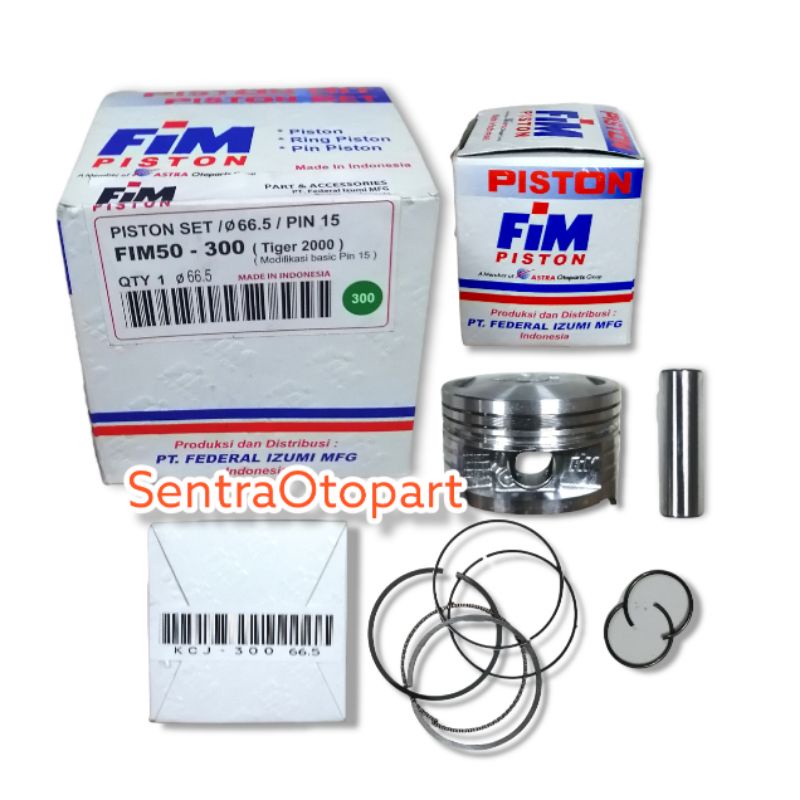 Piston seher kit tiger megapro gl pro neotech oversize 300 fim