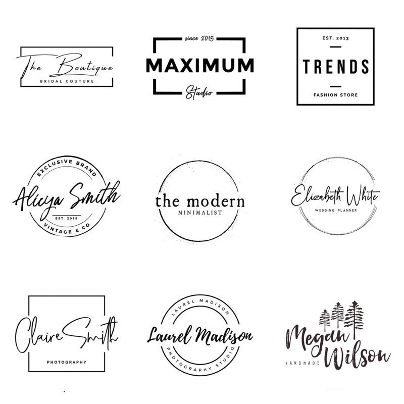 (DRAN MODERN MINIMALIST) JASA DESAIN LOGO OLSHOP JASA DESIGN LOGO BISNIS JASA BIKIN LOGO
