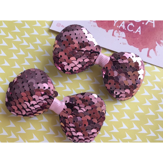 

Mermaid bow pink - pita mermaid pink