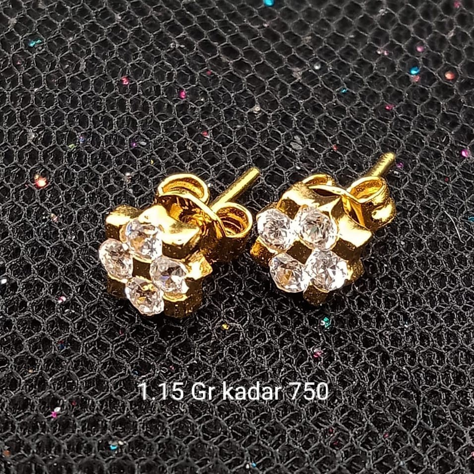 Anting Emas 17K - 1.15 Gr Kadar 750 - 1104